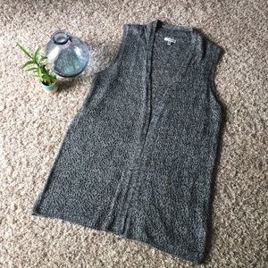 Croft & Barrow | Gray Sleeveless Cardigan Sweater